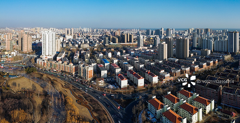 秦皇岛 新世纪公园 阳光大厦 红旗路 世纪港湾图片素材