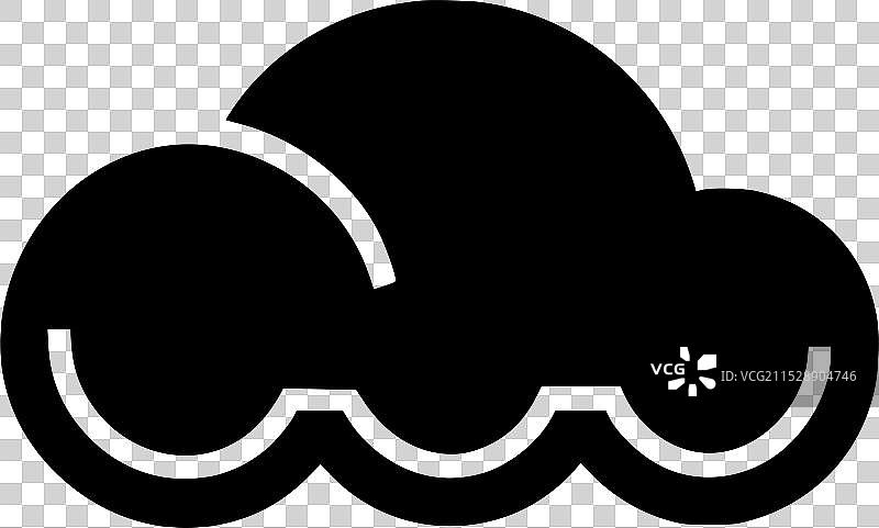 云 - 高质量标志 - 适合T恤使用图片素材