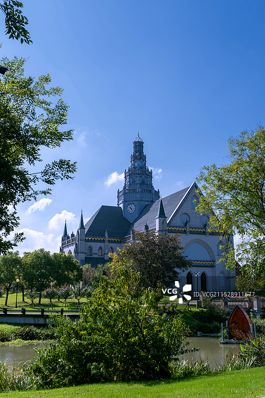 盐城大丰荷兰花海景区美景图片素材