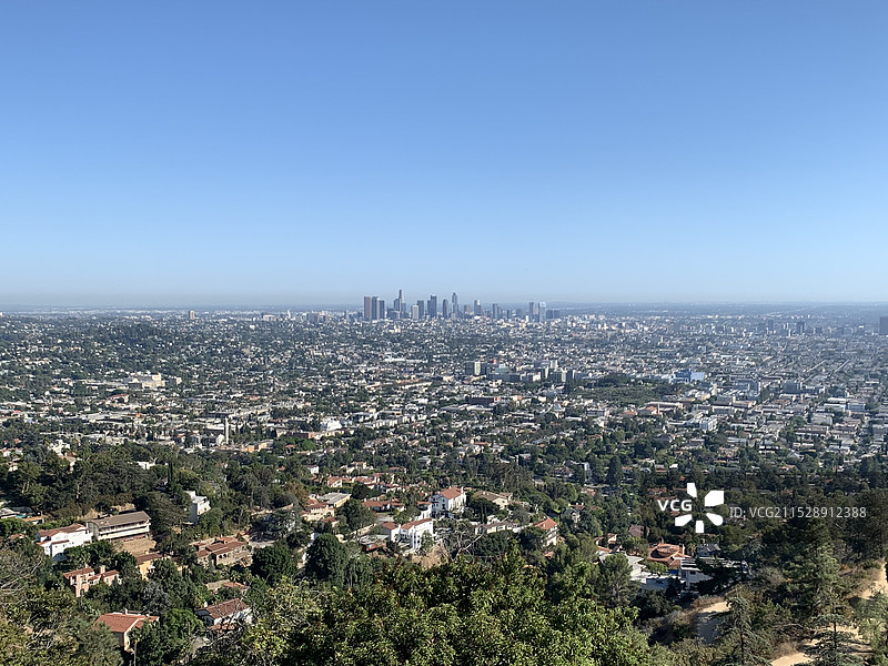 洛杉矶天际线图片素材