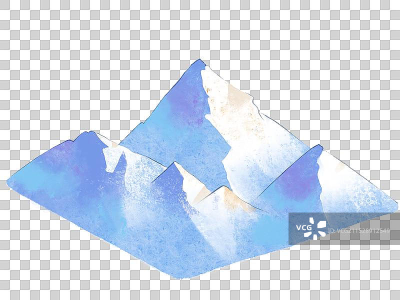 雪山顶图片素材