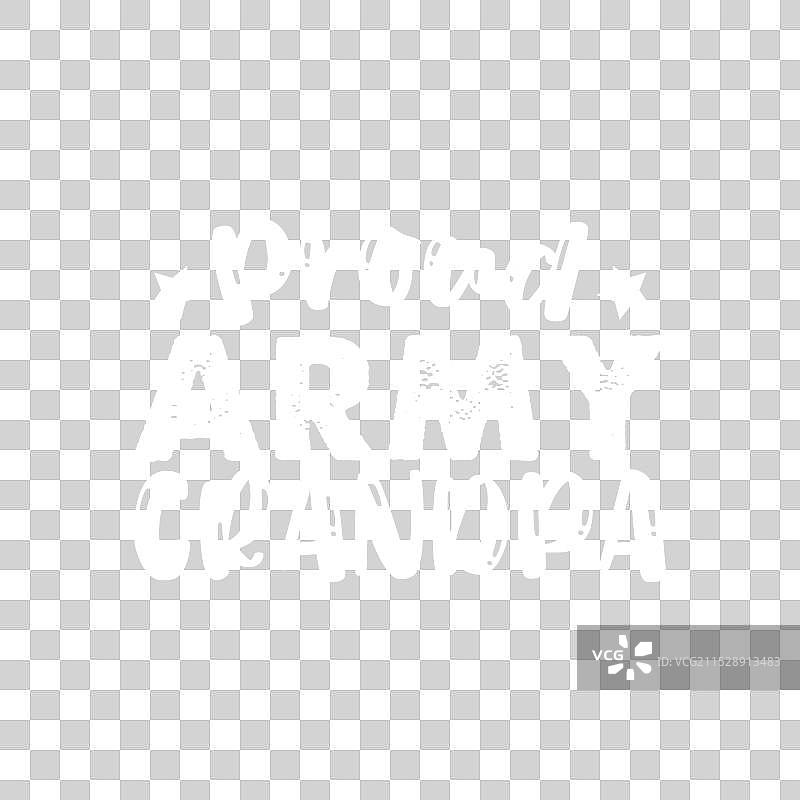 自豪的军人爷爷图片素材