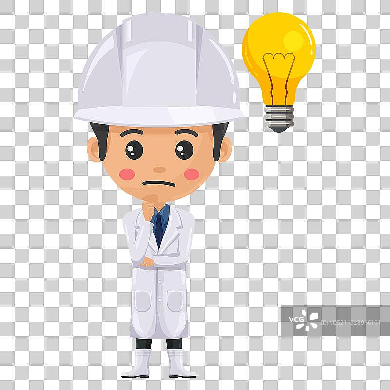 质量控制主管表达怀疑的专注态度图片素材