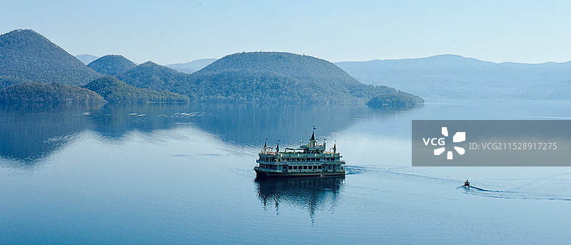 洞爷湖游船图片素材