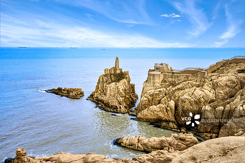 天尽头——山东荣城成山头镇图片素材