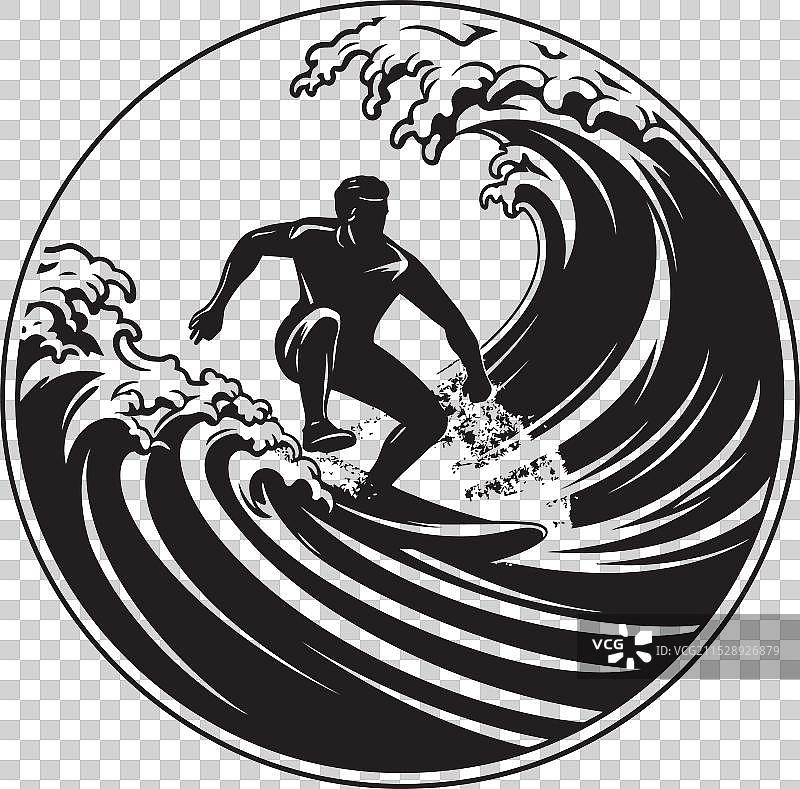 前往海滩的标志，一个男孩朝着海浪走去图片素材