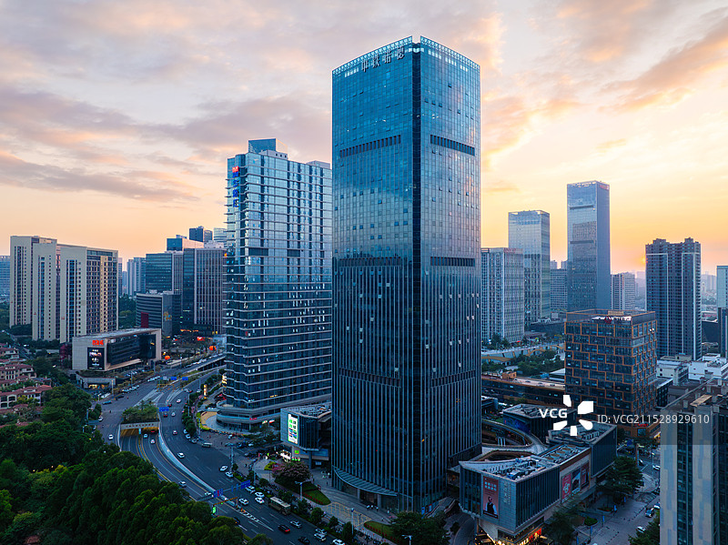 广州市番禺区万博CBD、汉溪大道、万博商务区、长隆万博商务区图片素材