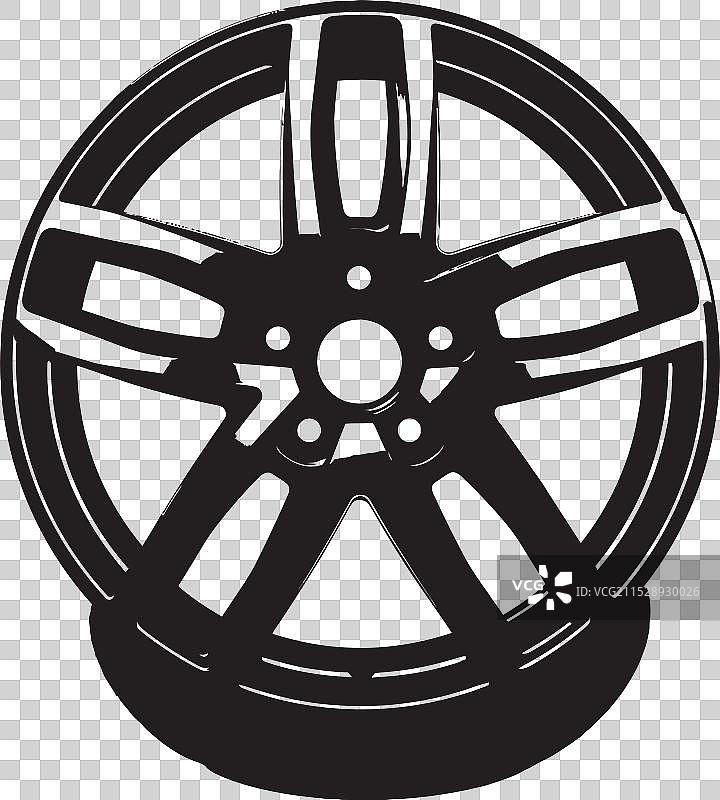 精密合金详细轮标志图标闪光图片素材