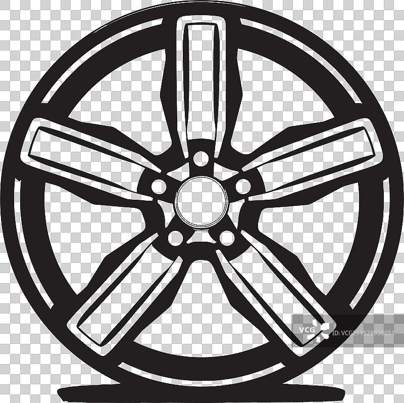 动态驱动赋能合金轮毂标志图标图片素材