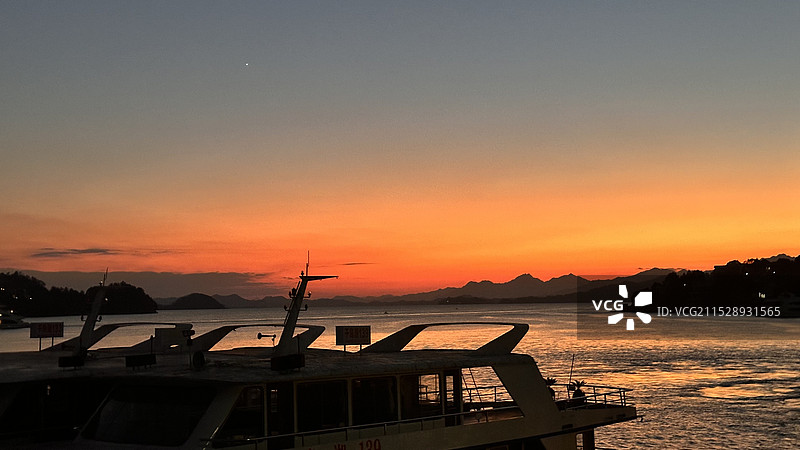 杭州千岛湖森林氧吧图片素材