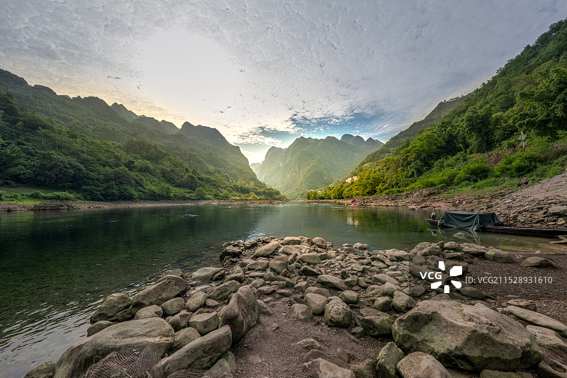 河池天峨县龙滩大峡谷景区图片素材