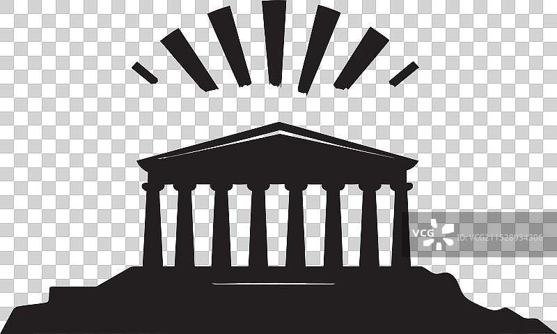 致敬永恒的希腊建筑图片素材