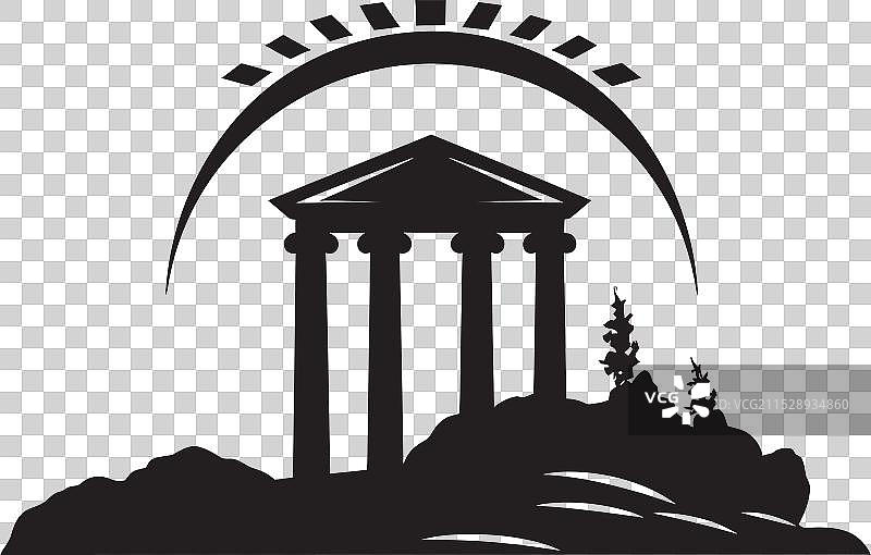 希腊建筑设计保护历史遗产图片素材