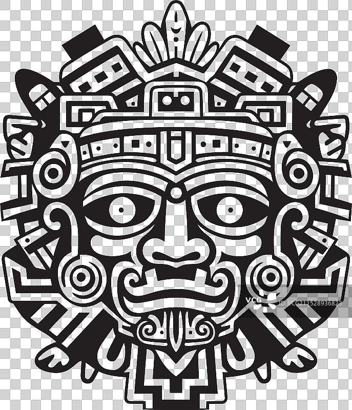 标志性的设计：历史中的阿兹特克艺术图片素材