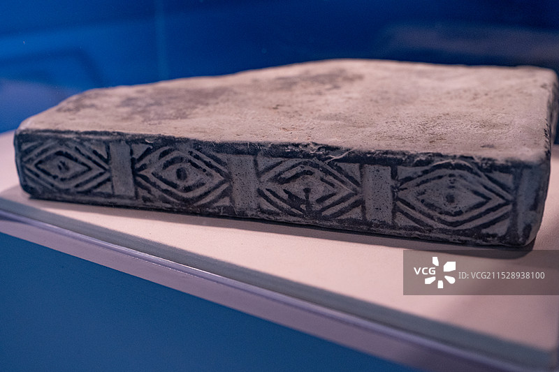 北京鲁迅博物馆藏君子砖图片素材