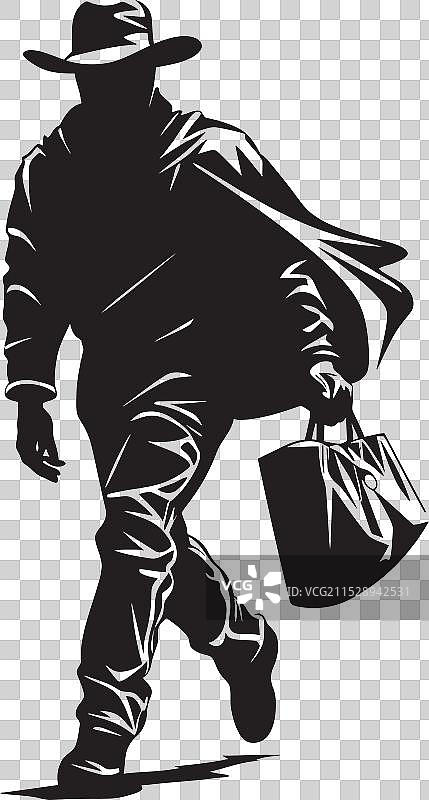 边境自由战士卡通面具牛仔图片素材