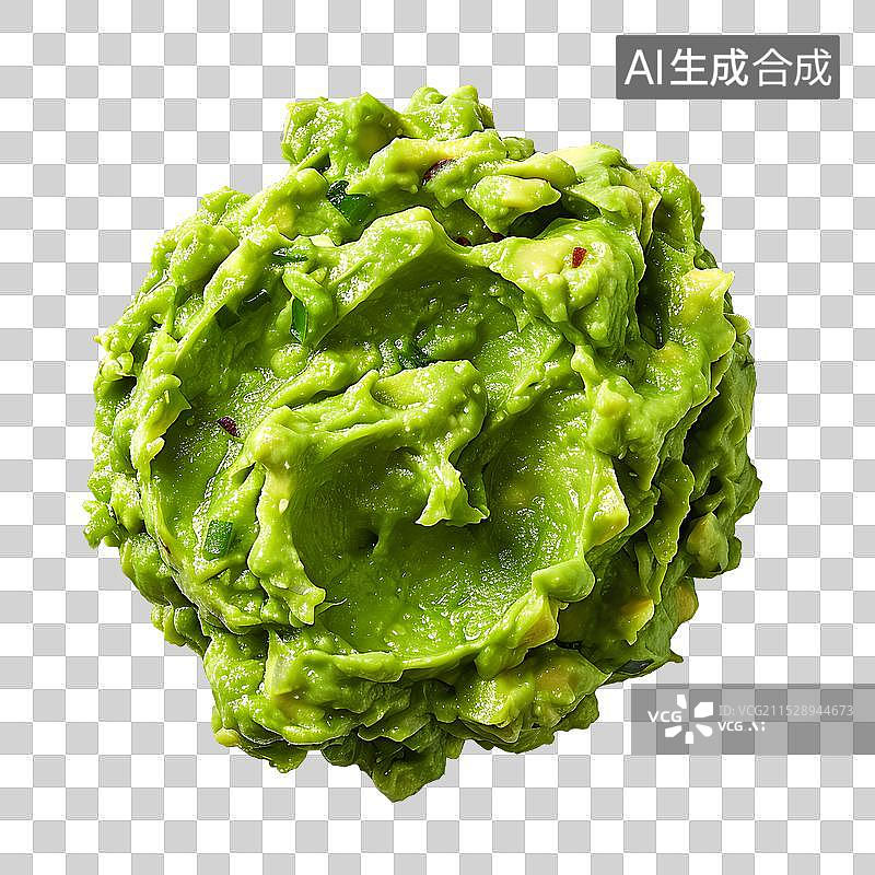 【AI数字艺术】免抠|一碗鳄梨酱的特写镜头图片素材