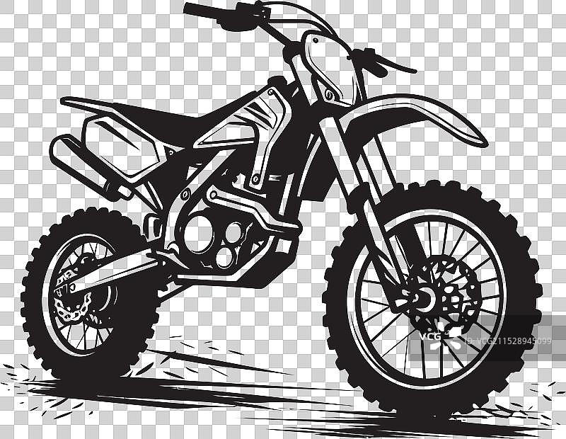 自由式狂热摩托车图标，动态设计图片素材