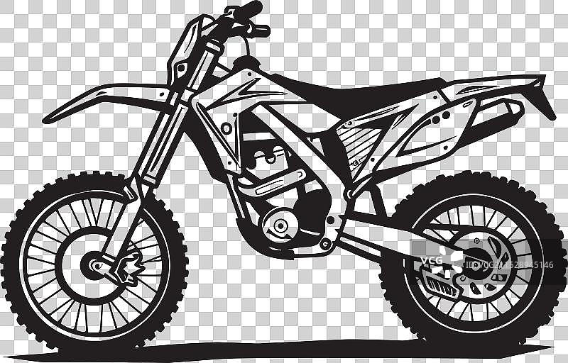 摩托车越野霸主标志设计图片素材