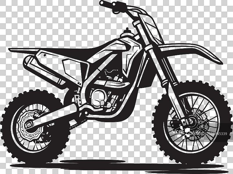 越野冒险图标，摩托车徽章图片素材