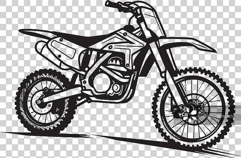 冒险的越野摩托车冲刺标志设计图片素材