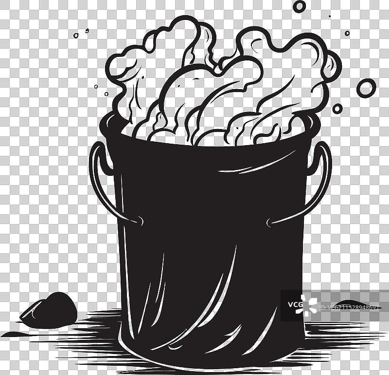 垃圾巨人象征着负责任的统治图片素材