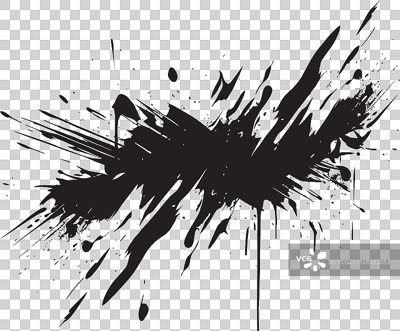 喷涂笔触的光谱图片素材