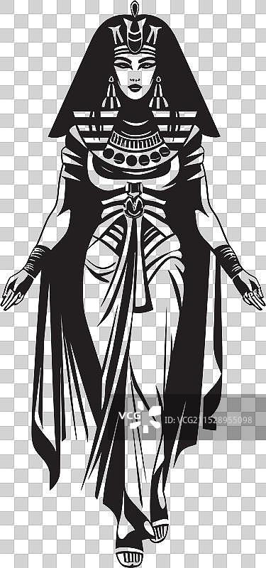 主权辉煌克利奥帕特拉全身标志图片素材