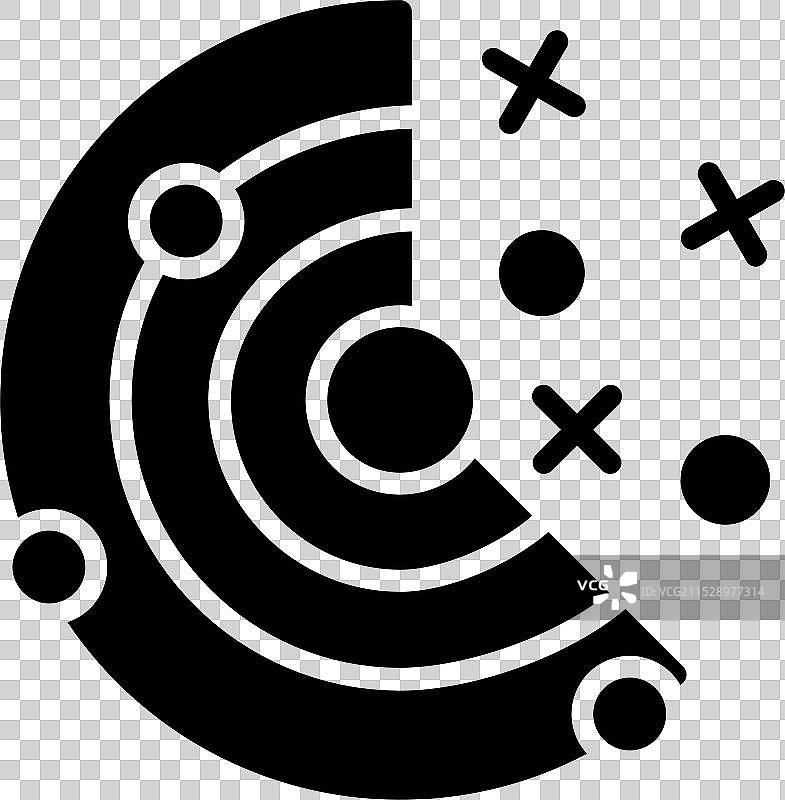 雷达图标设计图片素材