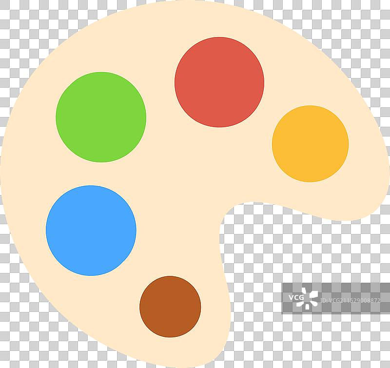 调色板图标设计图片素材