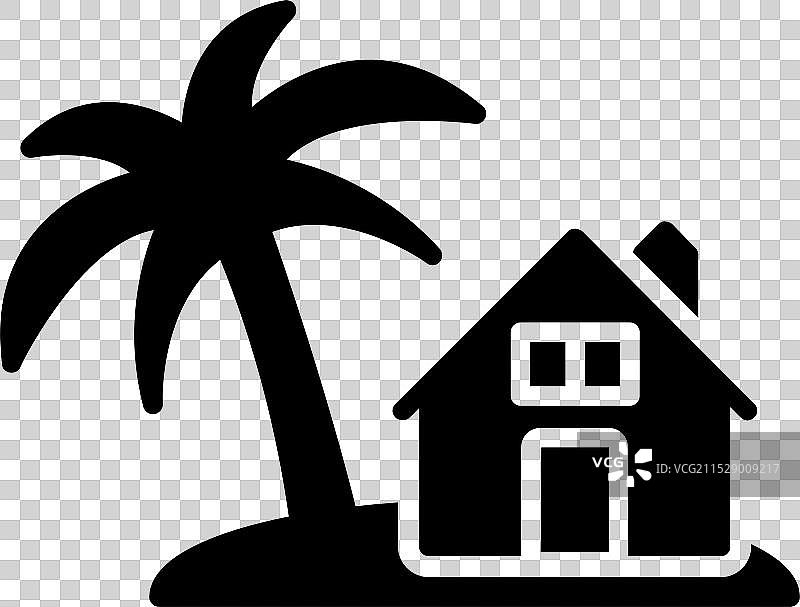 海滩图标设计图片素材