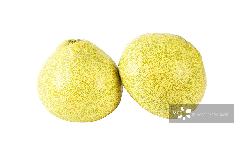 度尾文旦柚 福建文旦柚  文旦柚白底图图片素材