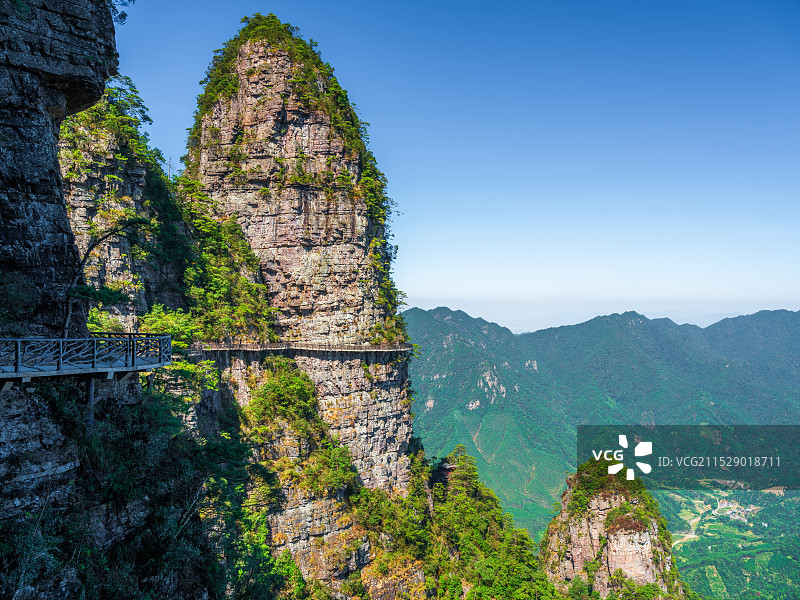 广西来宾金秀盘王界景区风光图片素材