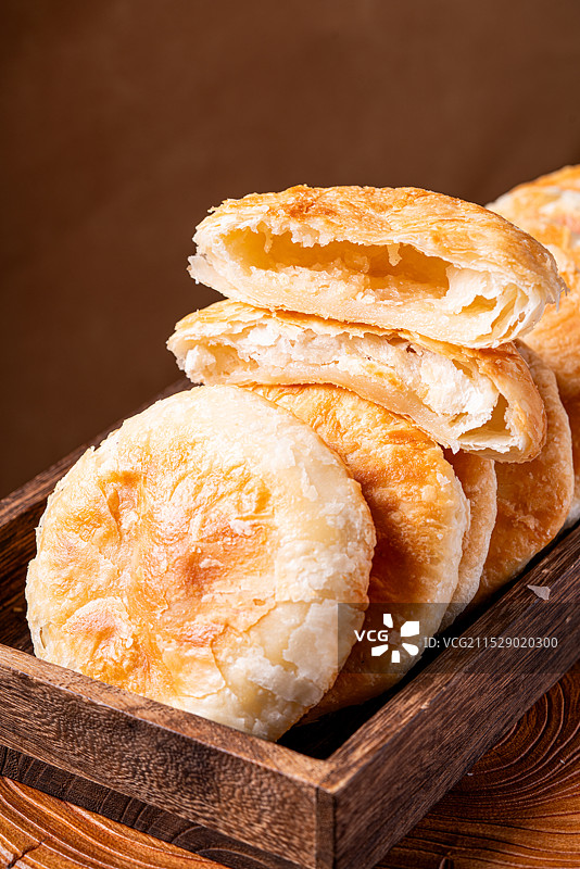 美味好吃的东北特色糕点酥饼图片素材