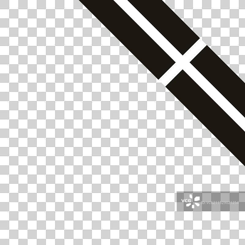 康沃尔的角旗缎带图片素材