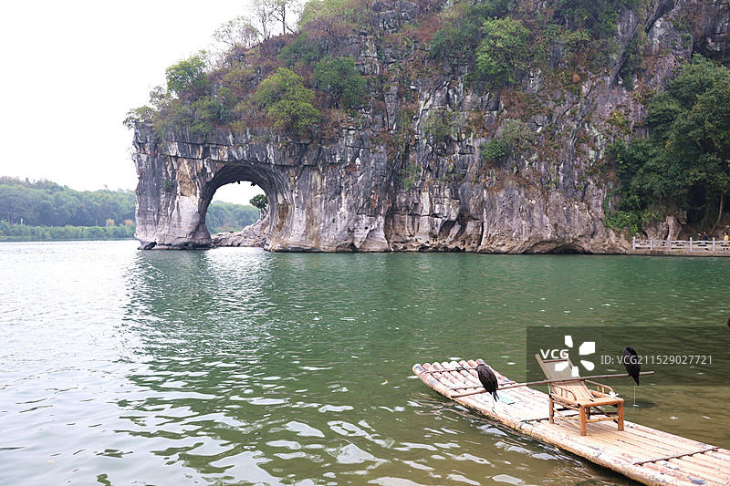 广西桂林象鼻山风景图片素材