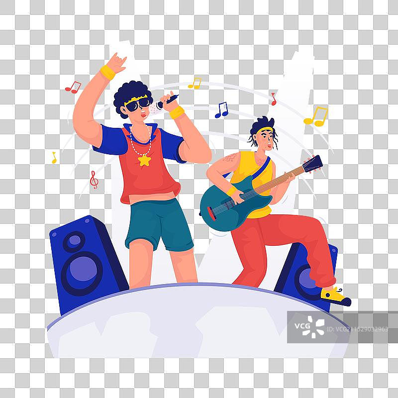 现场音乐摇滚乐队演唱会图片素材
