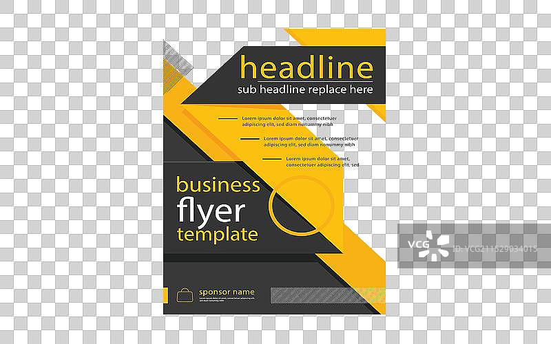 企业商务宣传单模板设计图片素材