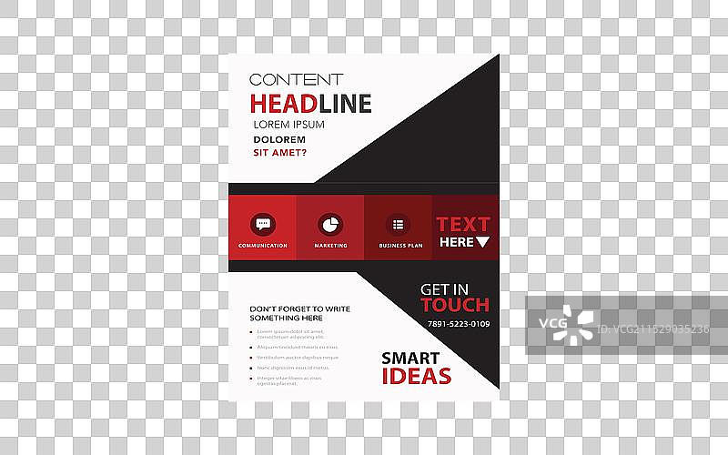 专业且富有创意的企业商务宣传单图片素材