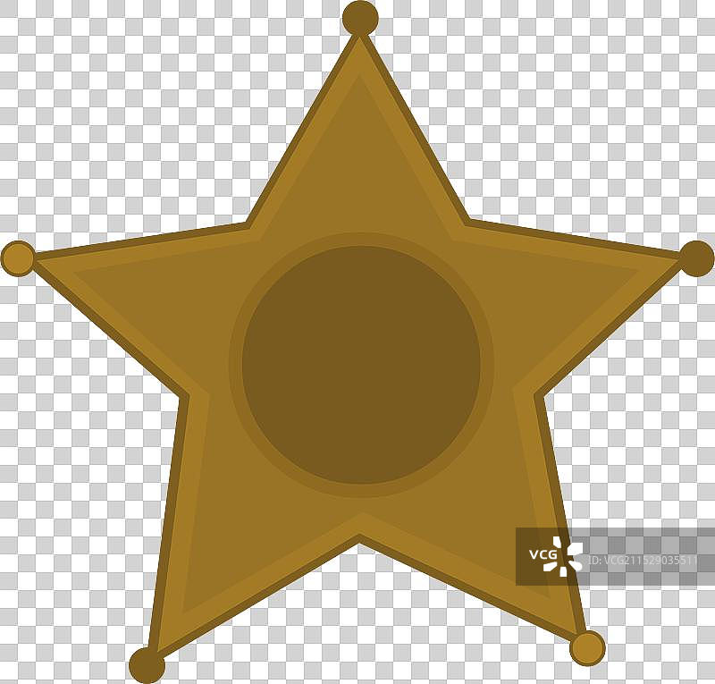 警长星徽图片素材