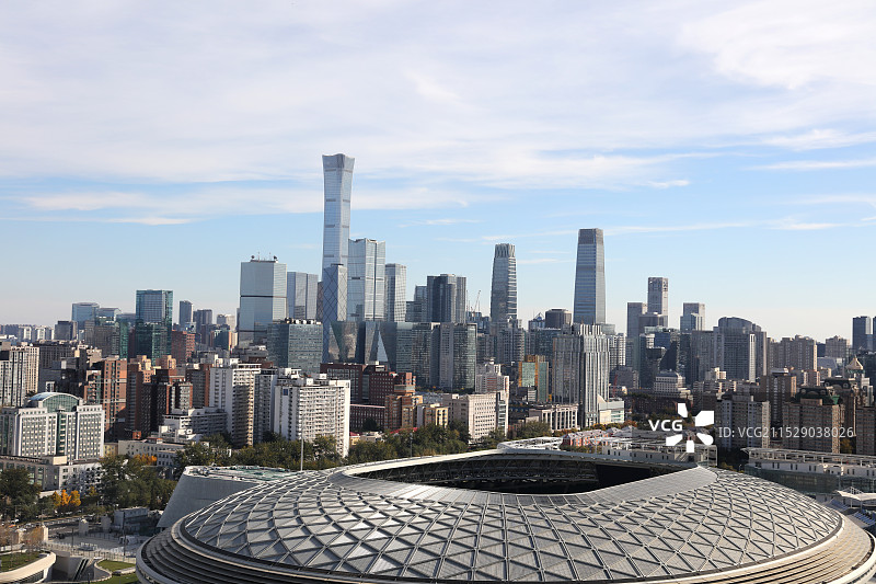 北京国贸工人体育场新馆国贸CBD图片素材