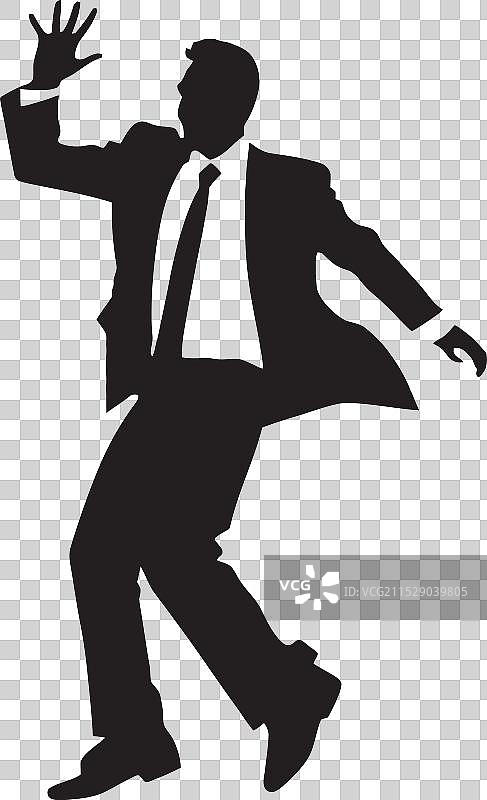 高管焦虑的惊慌商人标志图片素材