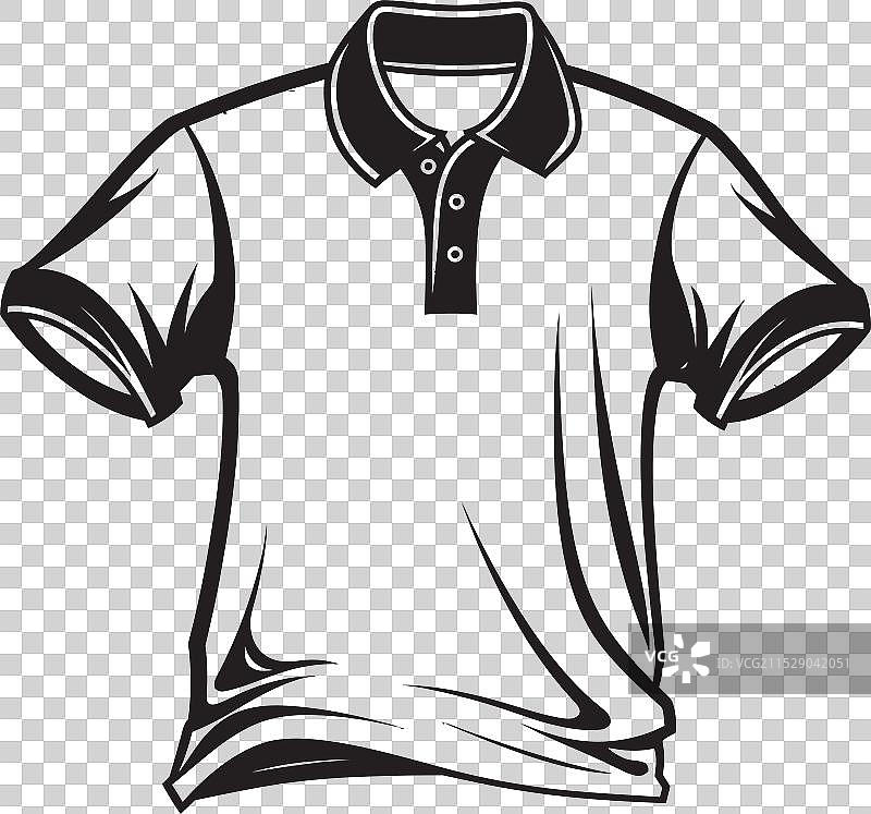 时尚条纹 polo T 恤徽标图片素材