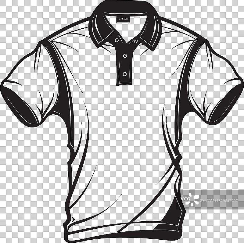 现代运动风格的Polo衫标志设计图片素材