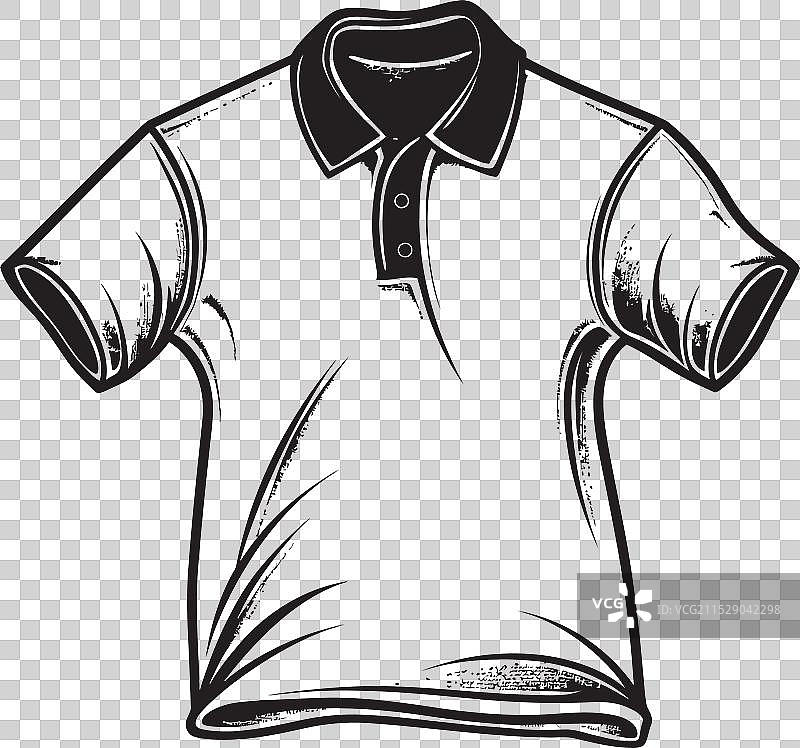 现代极简主义马球衫徽章复古风格图片素材