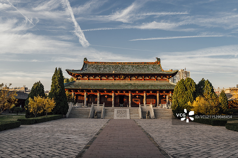 榆次老城文庙大成殿图片素材