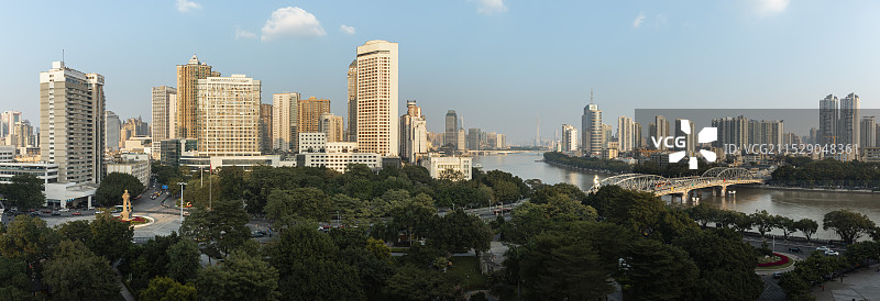广州城市风光海珠桥01图片素材