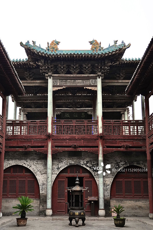 山西晋中介休后土庙吕祖殿纯阳宫图片素材