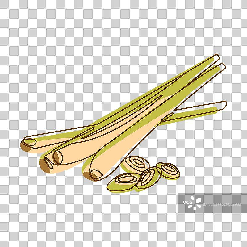 香茅叶香料调味品芳香草本图片素材