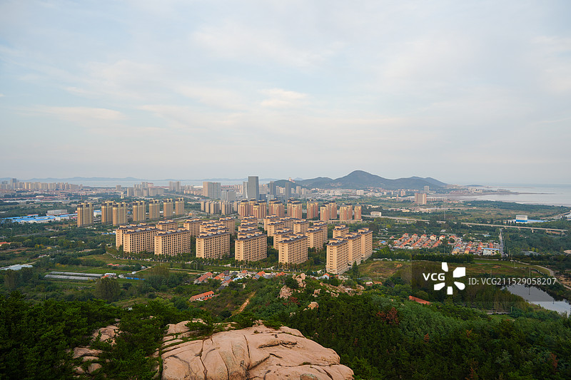 青岛即墨鹤山风景区图片素材